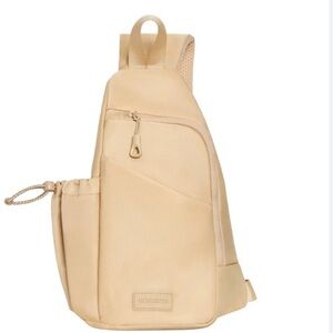 Mondetta Unisex Sport Sling Mini Bag in Irish Cream